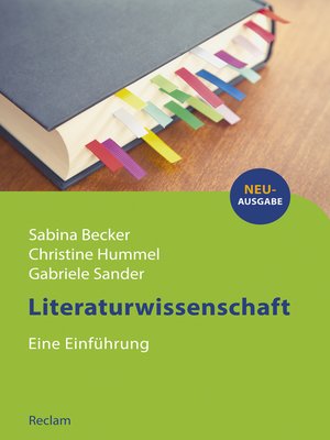 cover image of Literaturwissenschaft. Eine Einführung